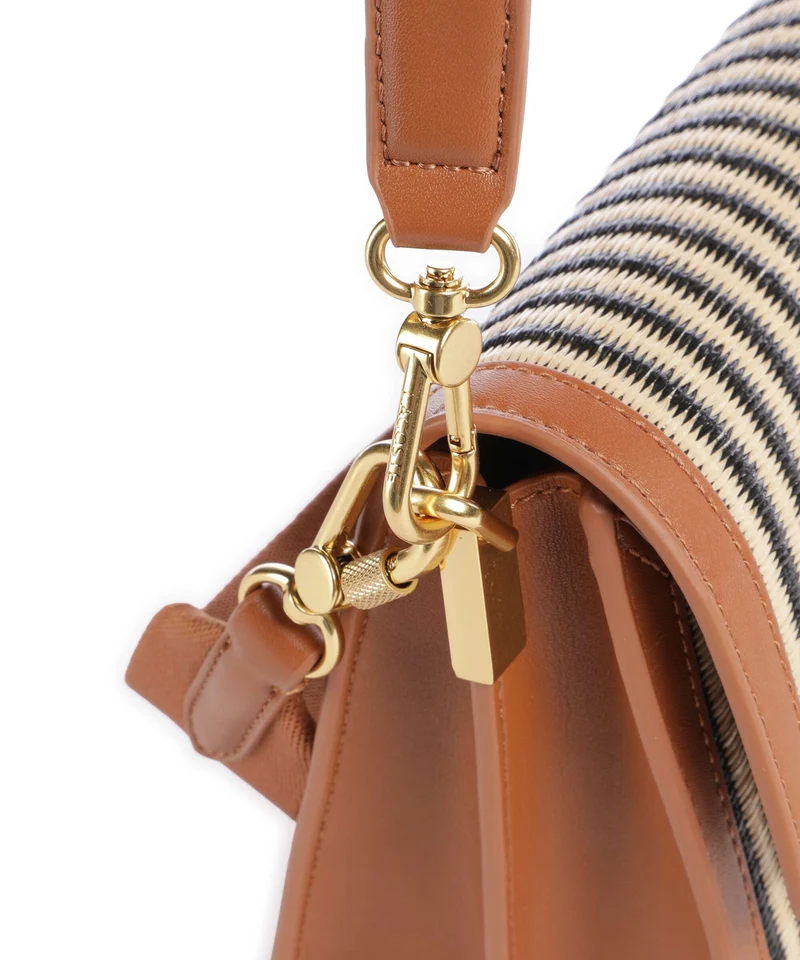 Lacoste Summer Pack Schultertasche natural/noir/tan