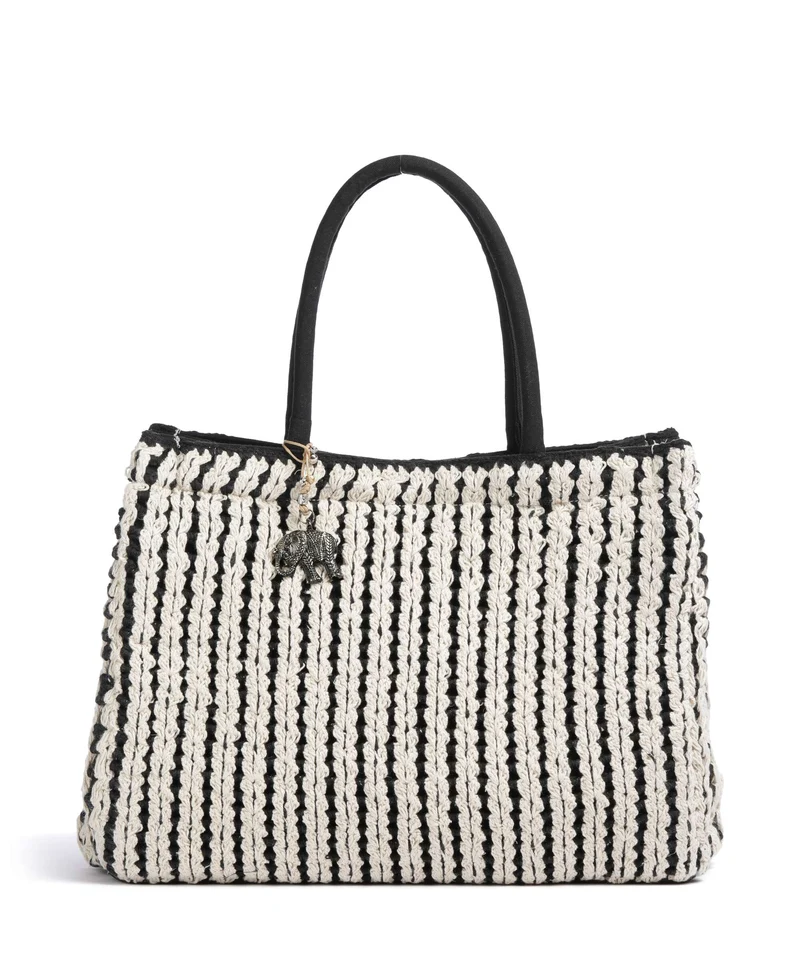 Anokhi Shopper black/white