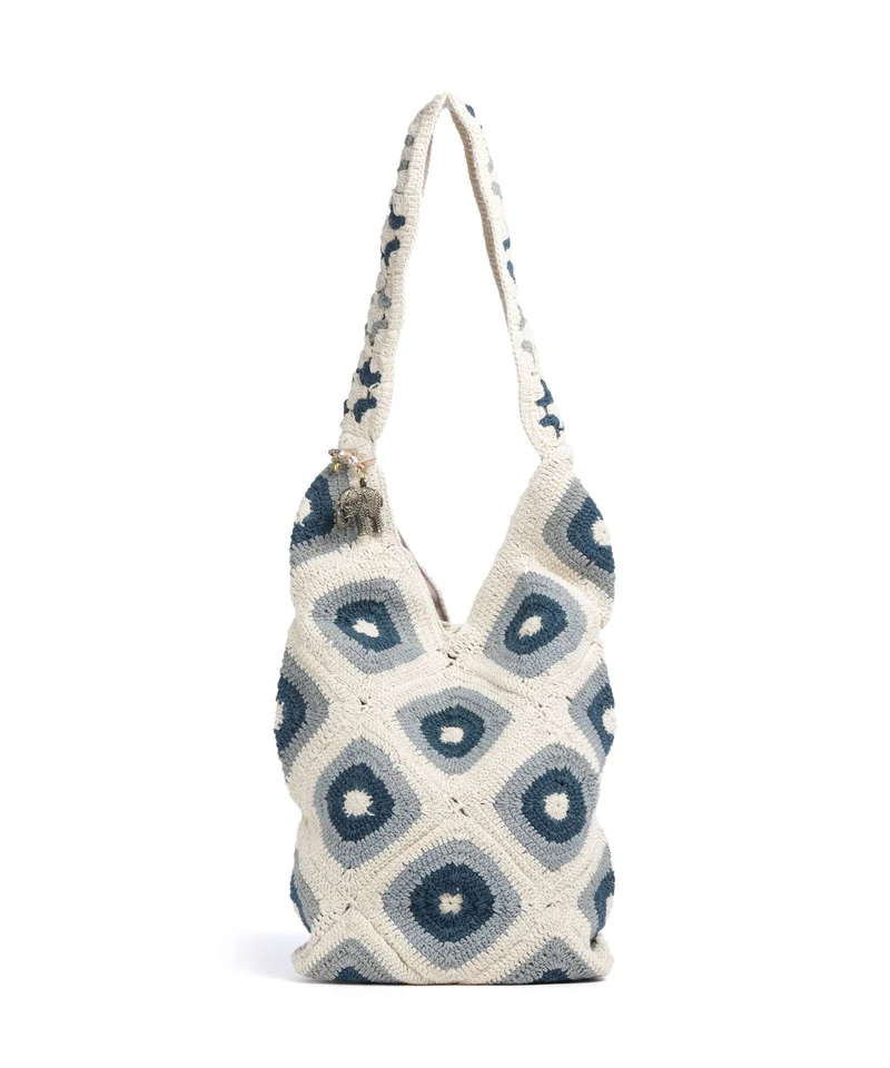 Anokhi Beuteltasche blue