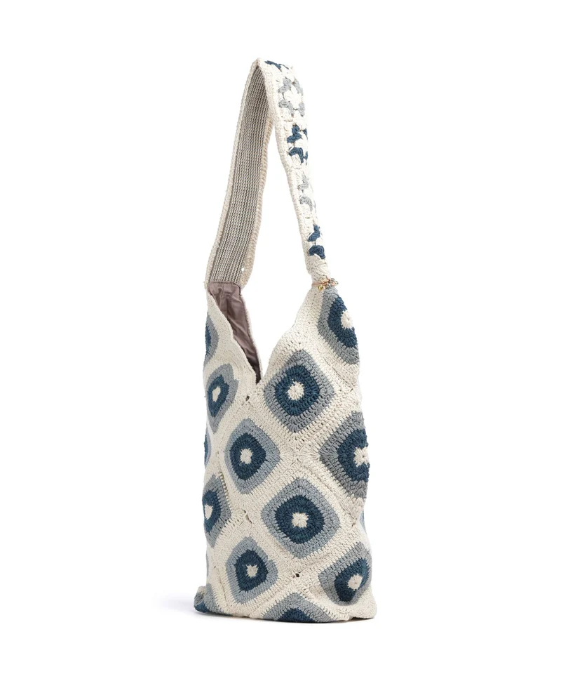 Anokhi Beuteltasche blue