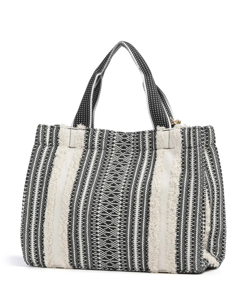 Anokhi Handtasche black/white