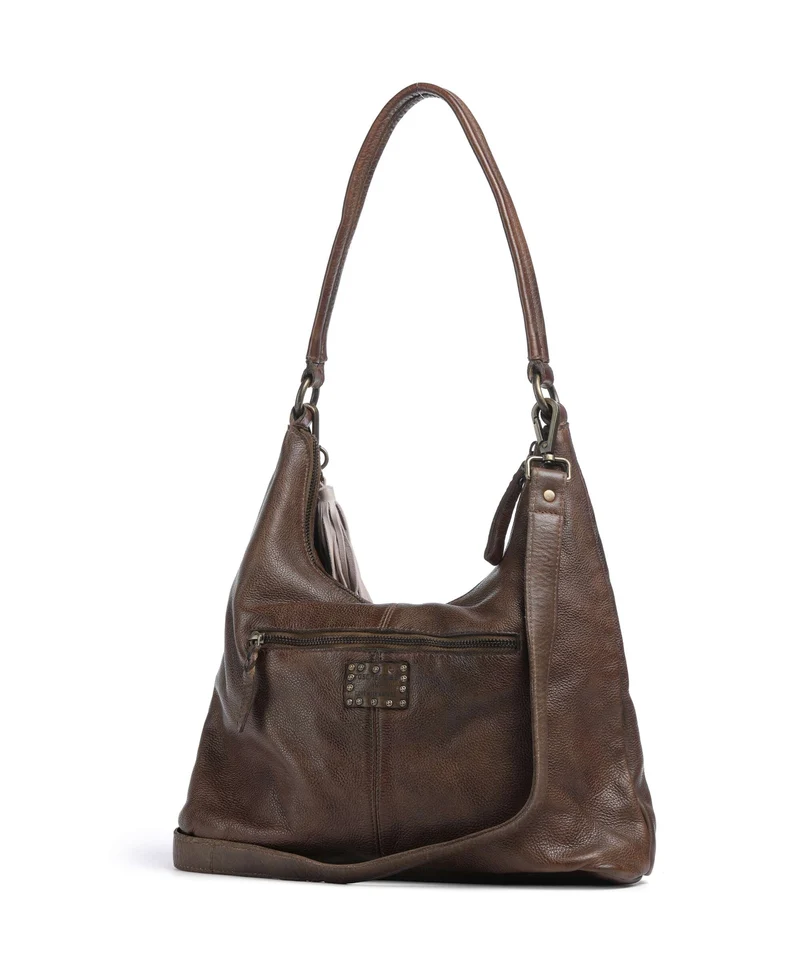 Taschendieb Wien Löwengasse 5xx Beuteltasche nougat