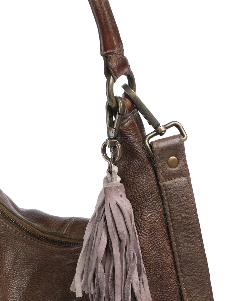 Taschendieb Wien Löwengasse 5xx Beuteltasche nougat