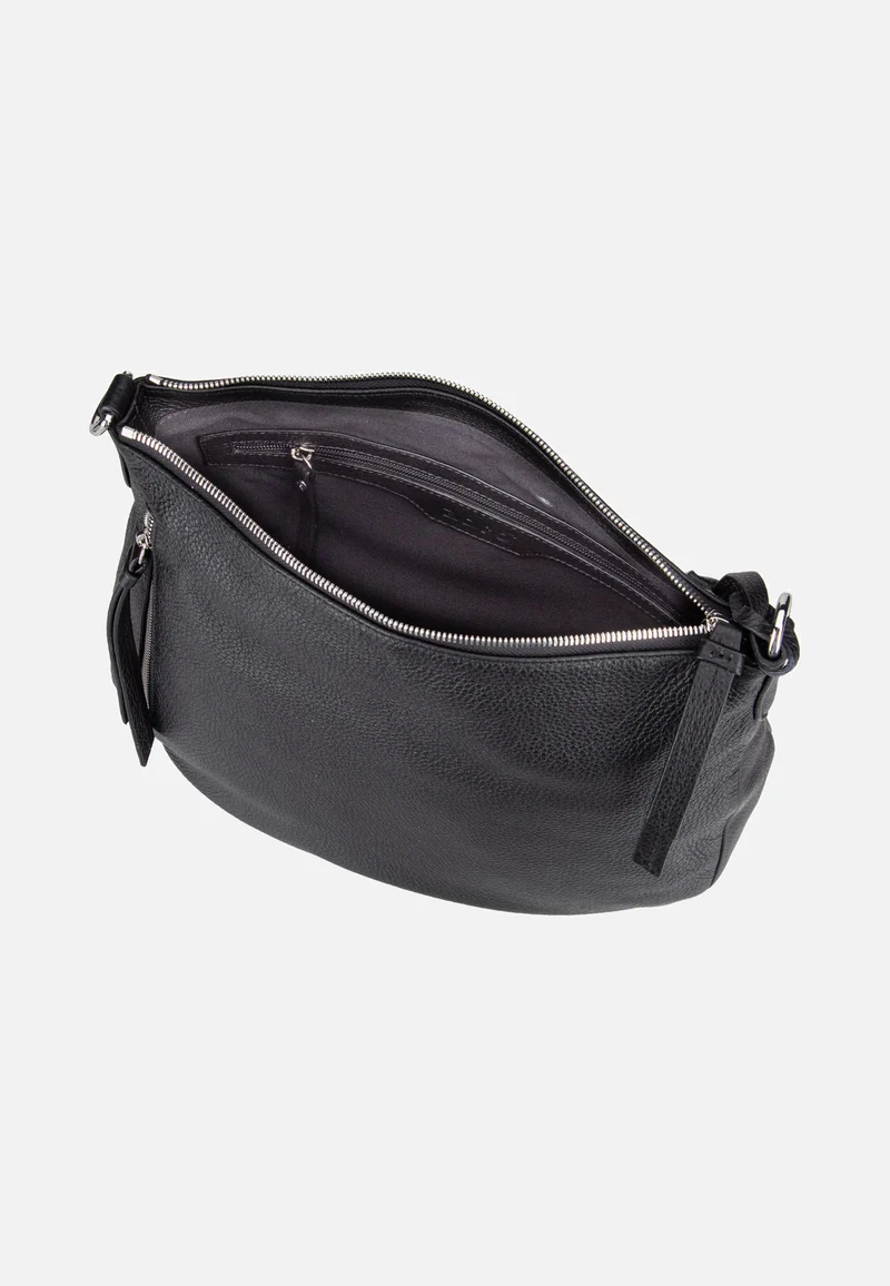 Juna Small Black/Nickel - Hobo Bag