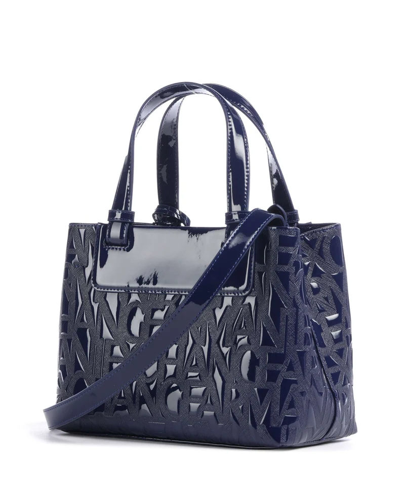 Armani Exchange Liz Patent S Handtasche abyss