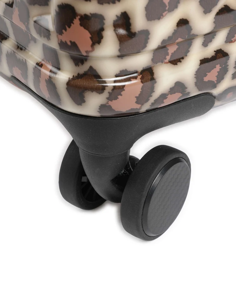 Travelite Cruise 4-Rollen Trolley Set leopard