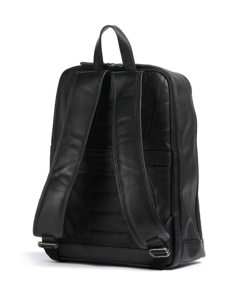 The Chesterfield Brand Wax Pull Up Cow Detroit Rucksack black