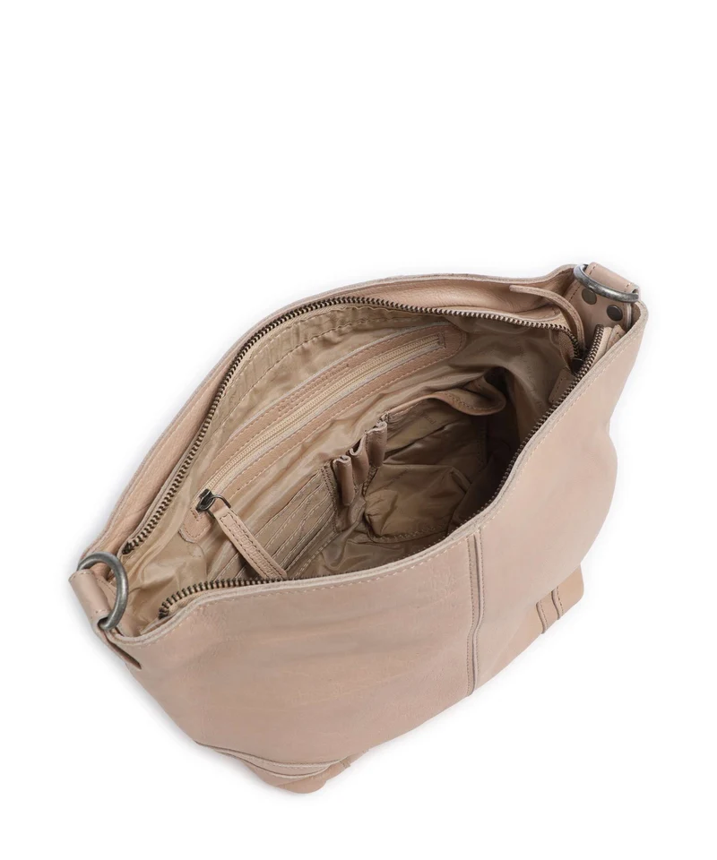 The Chesterfield Brand Washed Waxed Cow Lucy Schultertasche beige