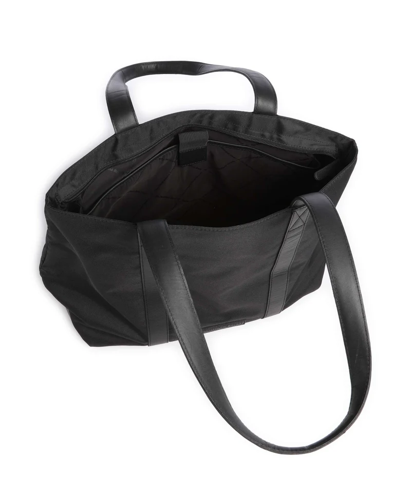 The Chesterfield Brand Nylon Wax Pull Up Otta Shopper black