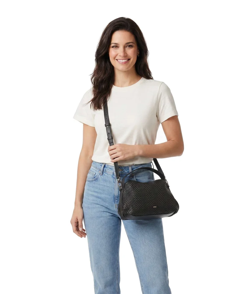 BOSS Caylie Umhängetasche dark brown