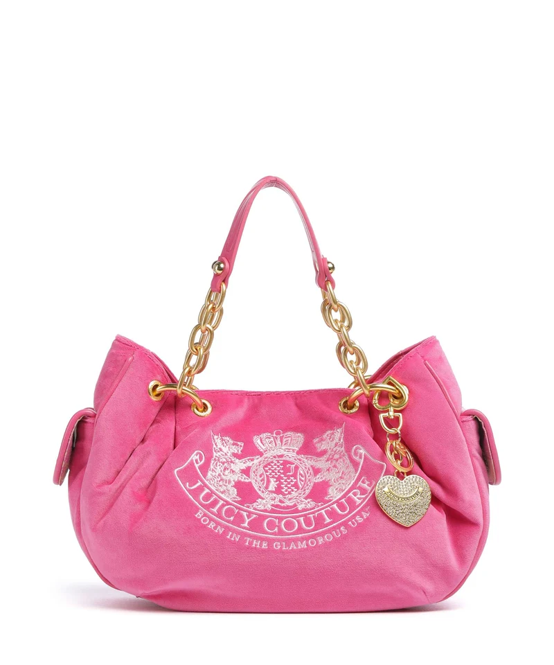 Juicy Couture Daydreamer Classic Crest M Beuteltasche pink yarrow