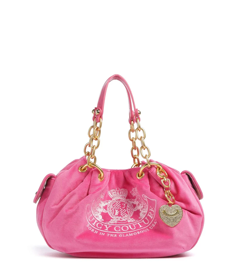 Juicy Couture Daydreamer Classic Crest M Beuteltasche pink yarrow