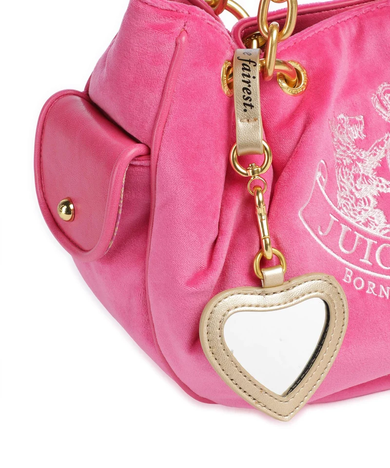 Juicy Couture Daydreamer Classic Crest M Beuteltasche pink yarrow