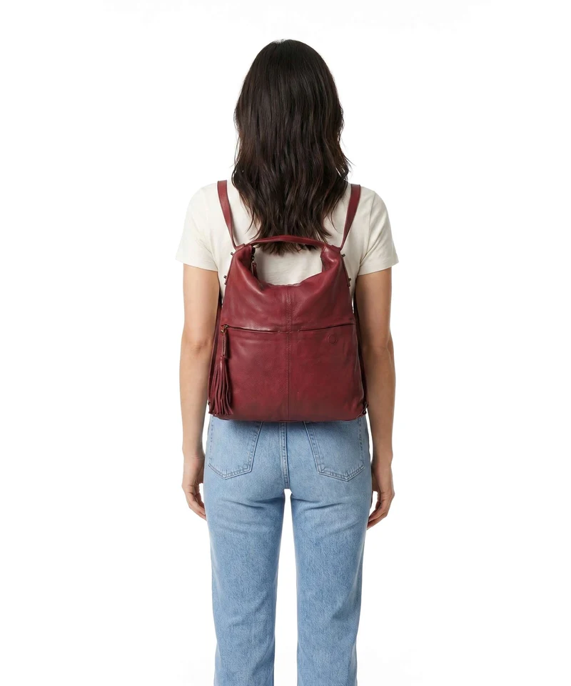 Taschendieb Wien Kaisterstrasse 3 Rucksack-Tasche burgundrausch