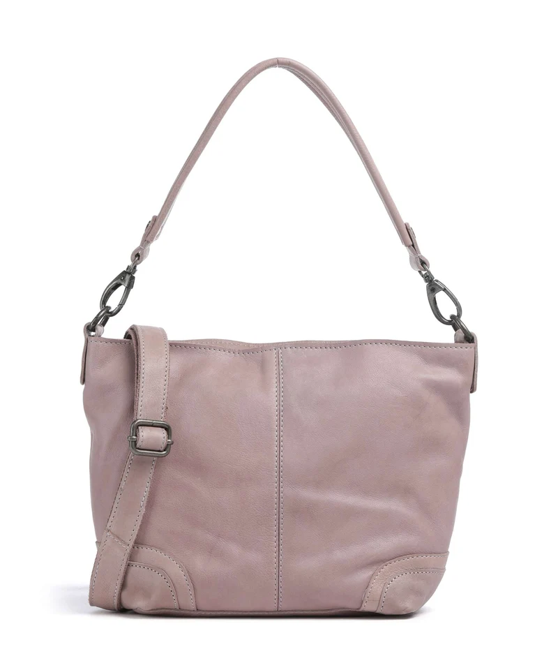The Chesterfield Brand Washed Waxed Cow Lucy Schultertasche lavender lilac
