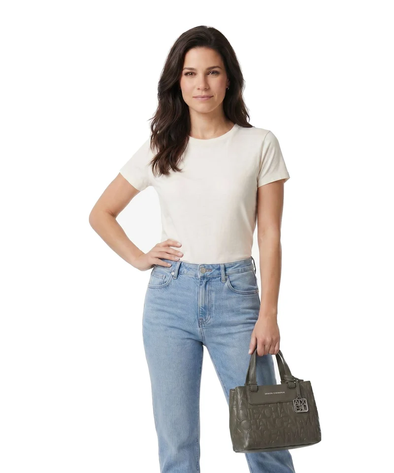 Armani Exchange Liz Monogram S Handtasche savanna
