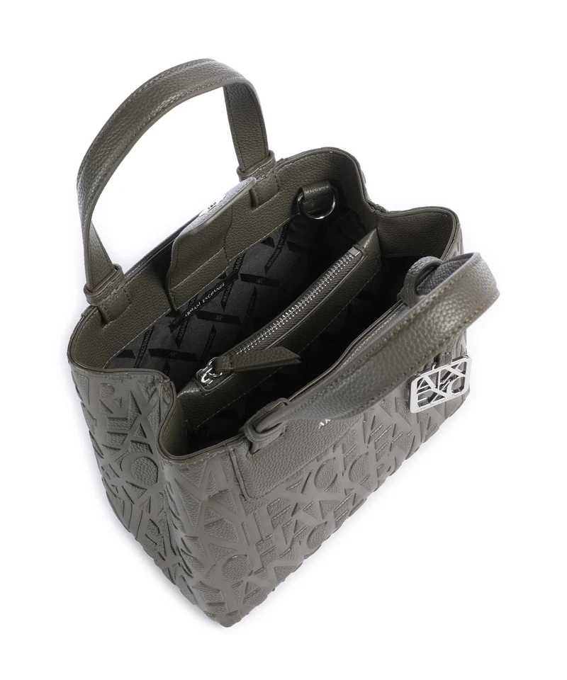 Armani Exchange Liz Monogram S Handtasche savanna