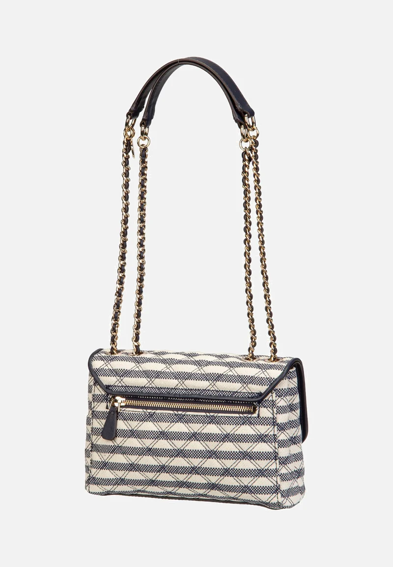 Giully II 2 Comp Conv Flap Navy Multi - Crossbody Bag