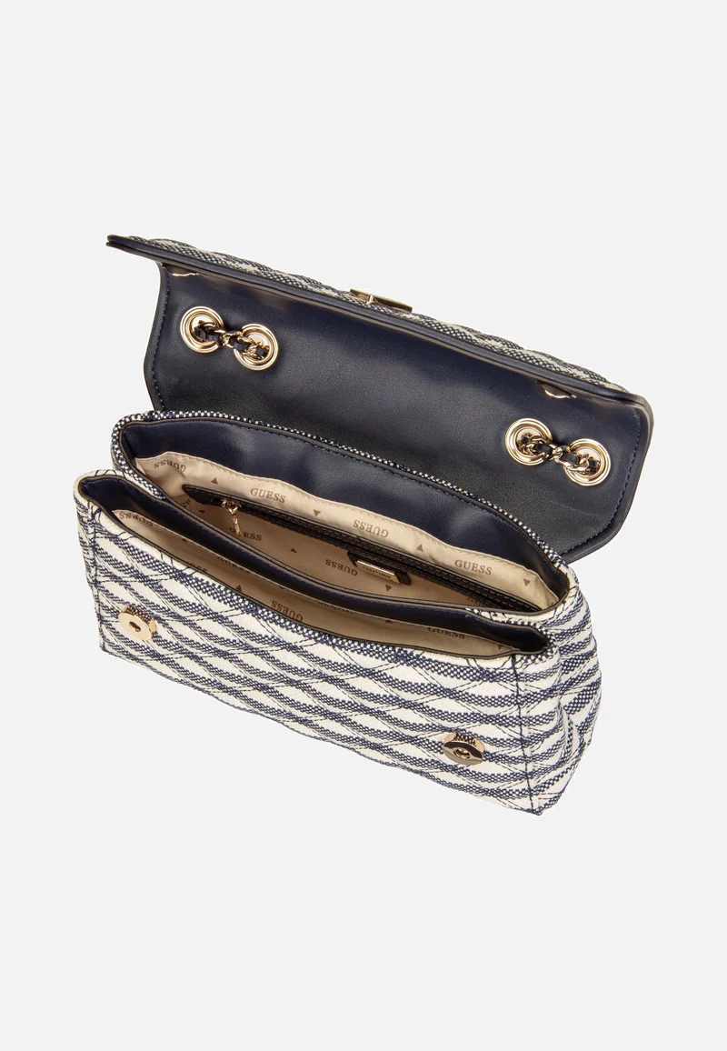 Giully II 2 Comp Conv Flap Navy Multi - Crossbody Bag