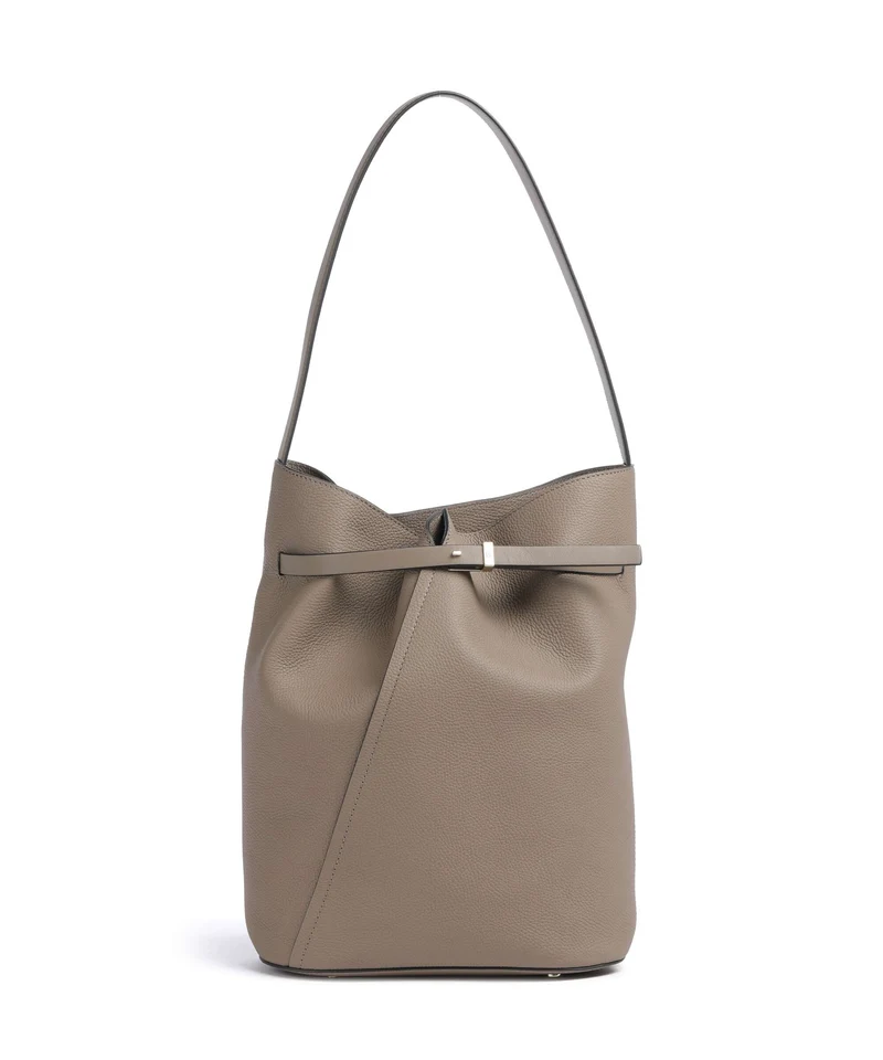 BOSS Revers Bucket Handtasche dark beige