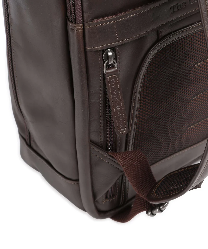 The Chesterfield Brand Wax Pull Up Cow Detroit Rucksack brown