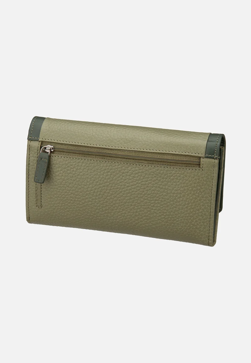 Sina Ladies Long With Flap Grün - Portemonnaie