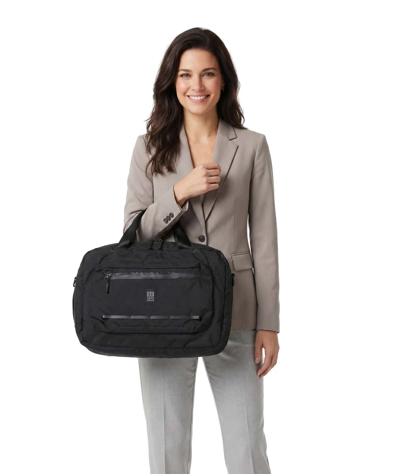 Topo Designs Global Pro 3-Way Aktentasche black