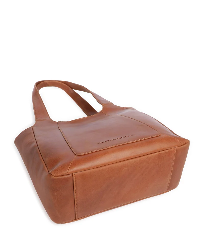 The Chesterfield Brand Wax Pull Up Cow Tofino Shopper cognac