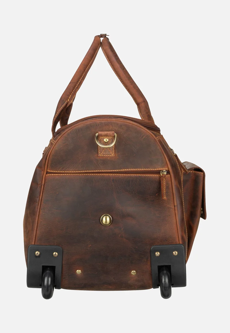 Vintage Traveller 1736 Sattelbraun - Reisetasche mit Rollen