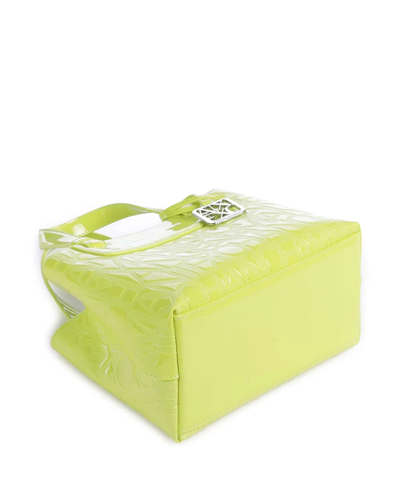 Armani Exchange Liz Patent S Handtasche crystal citrus