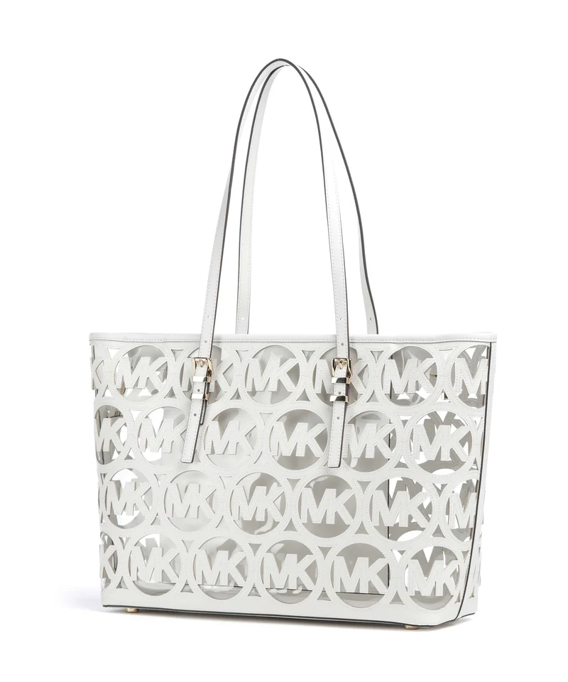 Michael Kors Quinn Large Shopper optic white