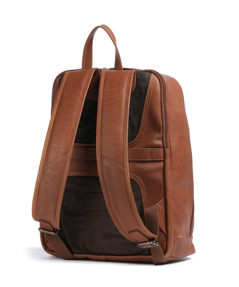 The Chesterfield Brand Wax Pull Up Cow Detroit Rucksack cognac