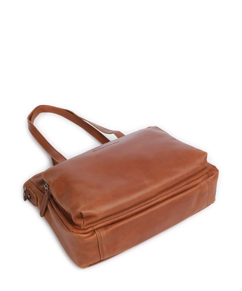 The Chesterfield Brand Wax Pull Up Cow Alicante Shopper cognac