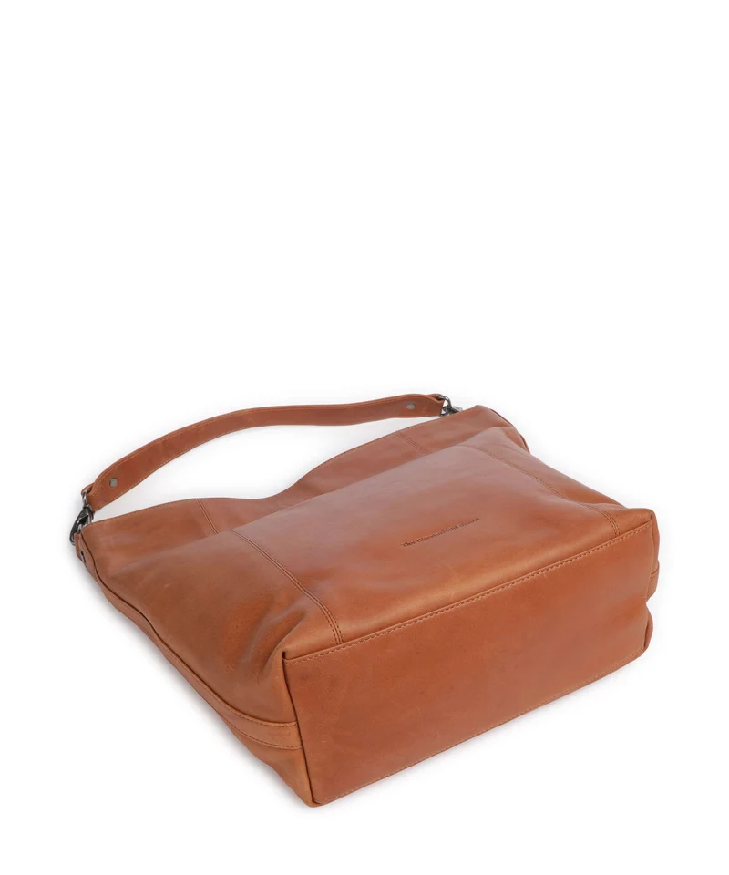 The Chesterfield Brand Wax Pull Up Cow Zira Beuteltasche cognac