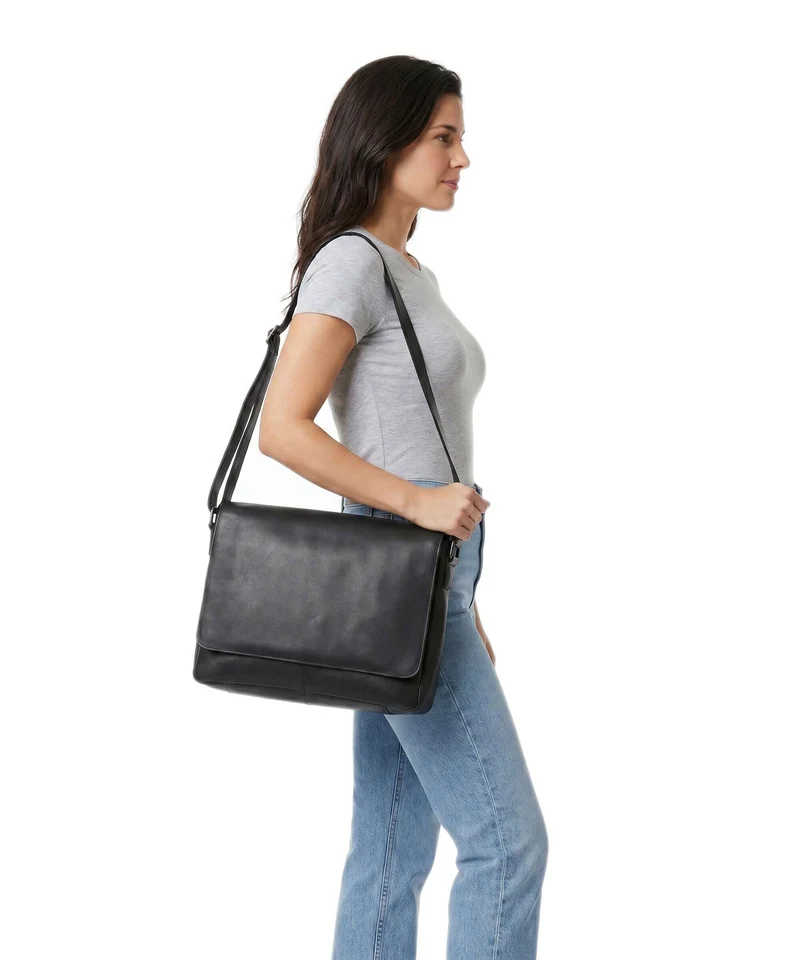 Burkely Vintage Juul Kuriertasche black
