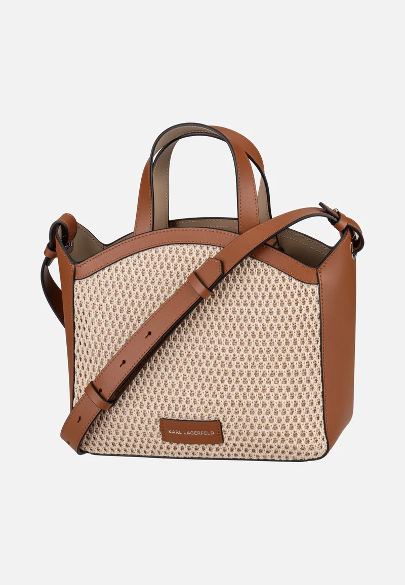K/Circle SM Tote Raffia Mesh Natural/Tan - Tote Bag