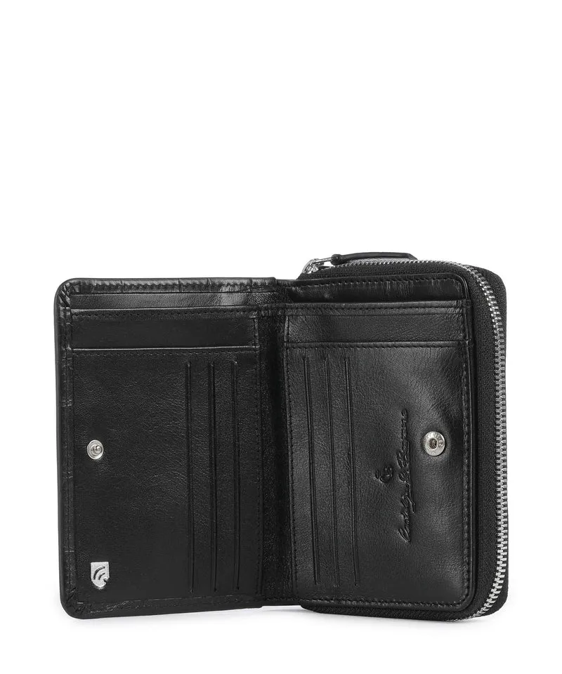 Castelijn & Beerens Croco Geldbörse black