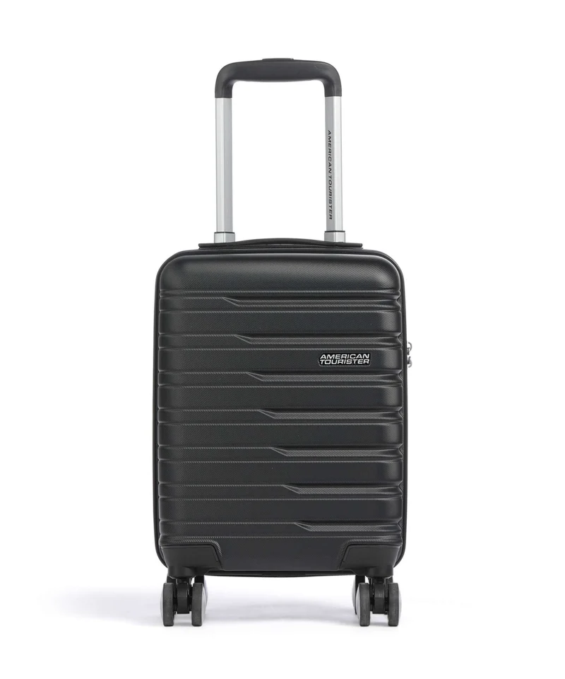 American Tourister Flashline 4-Rollen Trolley shadow black