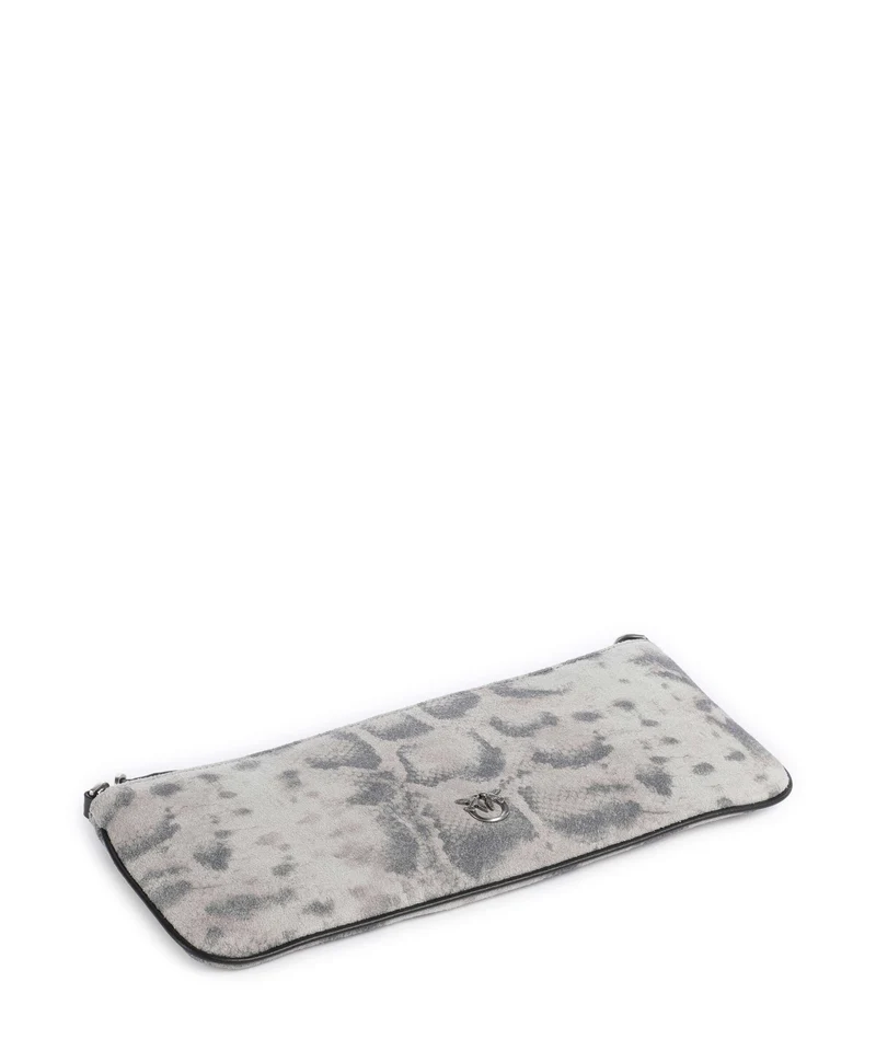 Pinko Flat Horizontal Schultertasche avorio/nero/beige
