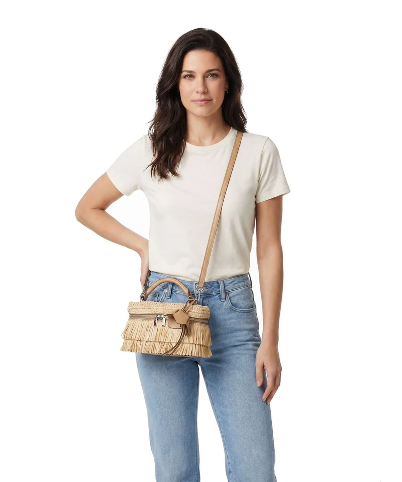 Michael Kors Jana XS Umhängetasche peanut