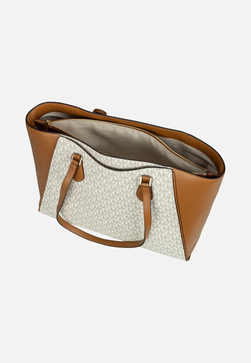Taryn Large MF TZ MK SIG Vanilla/Acorn - Shopper