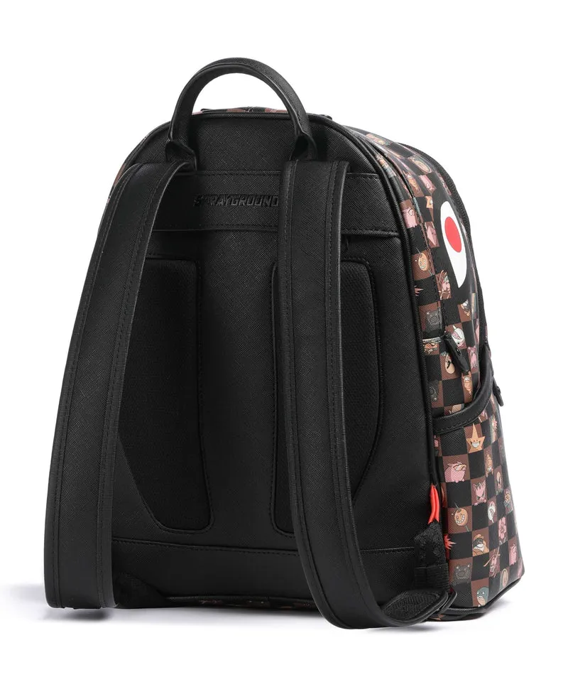 Sprayground Peeking Characters Remix Rucksack brown