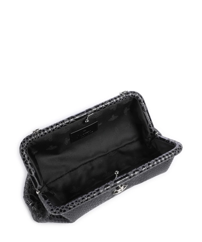 Vivienne Westwood Jane Snake Effect Schultertasche dark grey