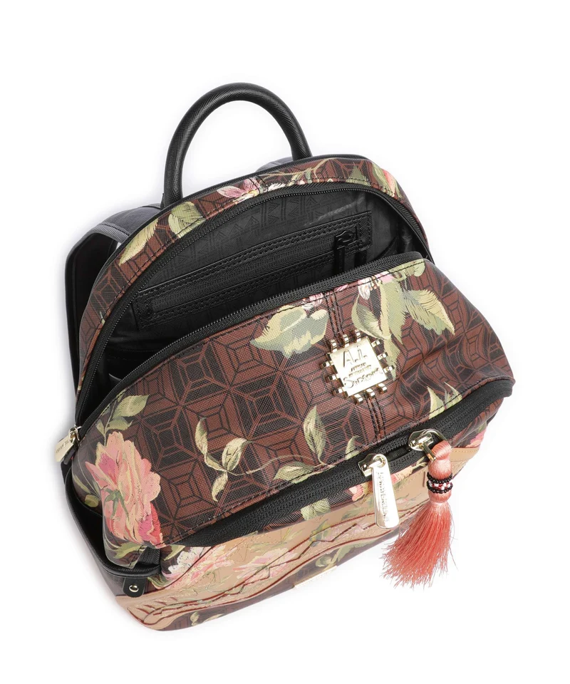 Sprayground AI Henny Floral Rucksack brown