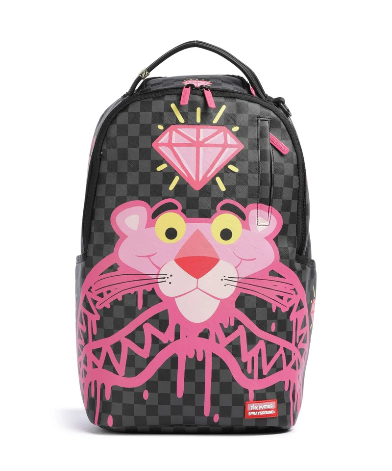 Sprayground Pink Panther Drippy Diamonds Rucksack multicolour