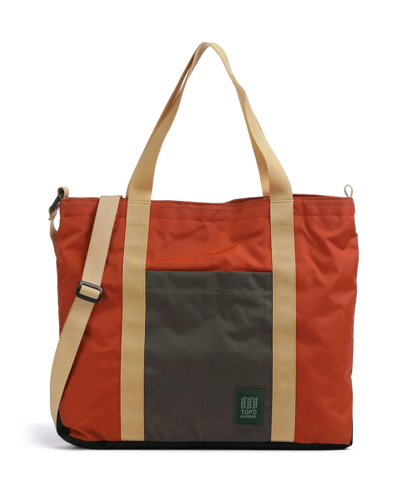 Topo Designs Mountain Essential Shopper woodland/terracotta