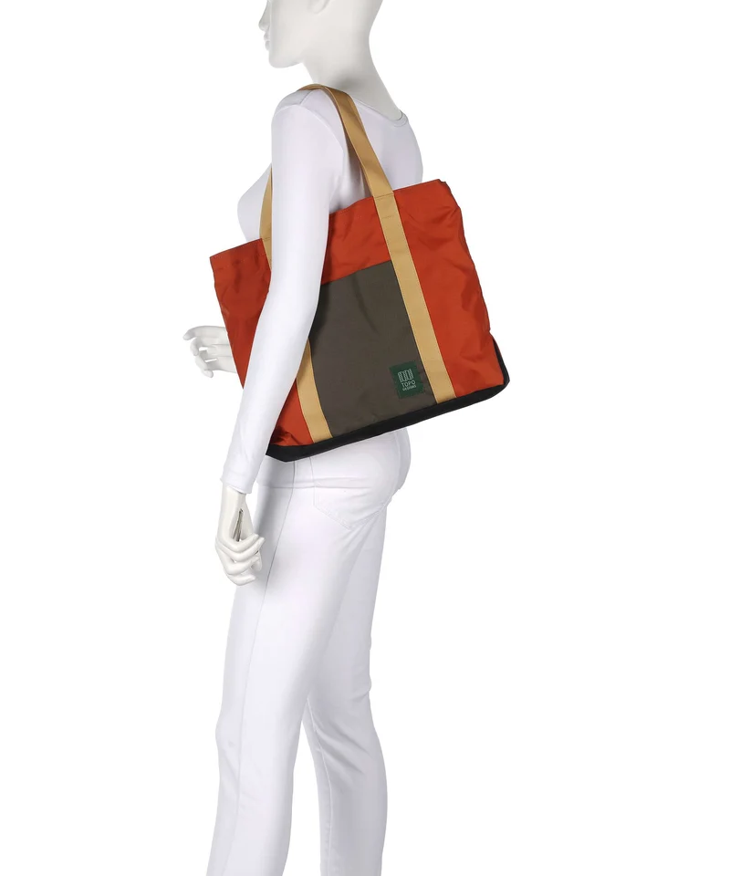 Topo Designs Mountain Essential Shopper woodland/terracotta