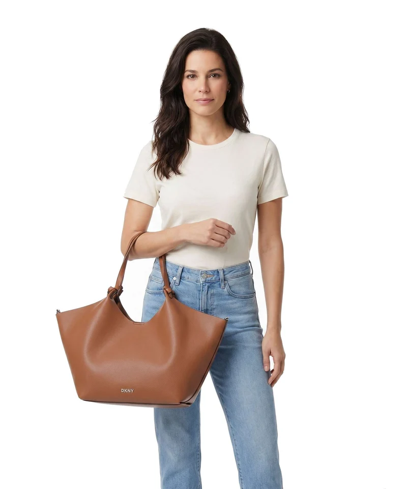 DKNY Paula Large Shopper saddle