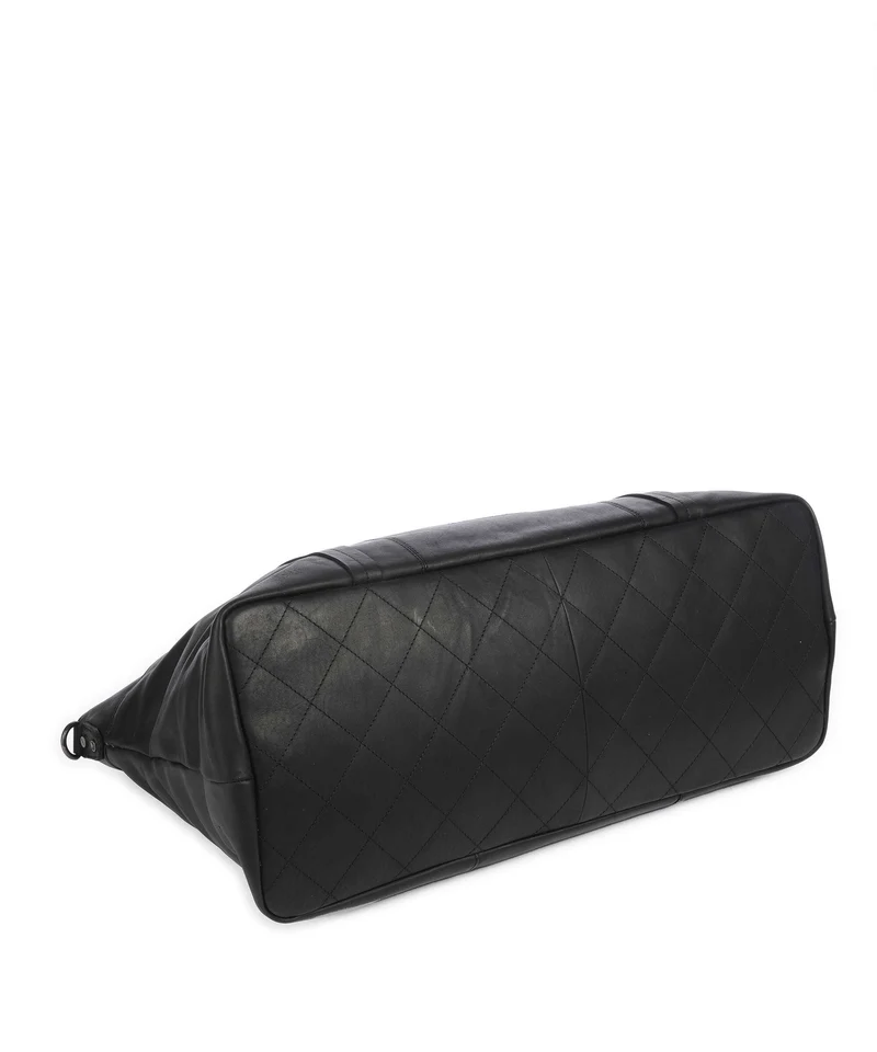 The Chesterfield Brand Wax Pull Up Cow Mark Weekender black