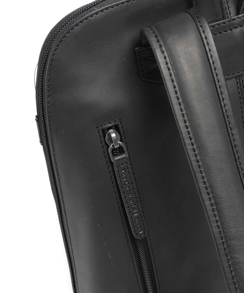 The Chesterfield Brand Wax Pull Up Cow Tigris Rucksack black